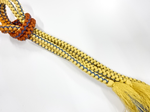 正絹　手組帯締め